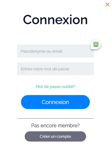 Connessione dei membri del WINORAMA CASINO